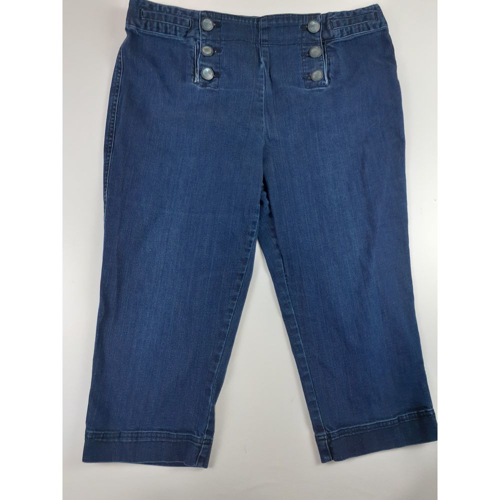 LAUREN RALPH LAUREN BERMUDA JEAN SHORTS SIZE 14